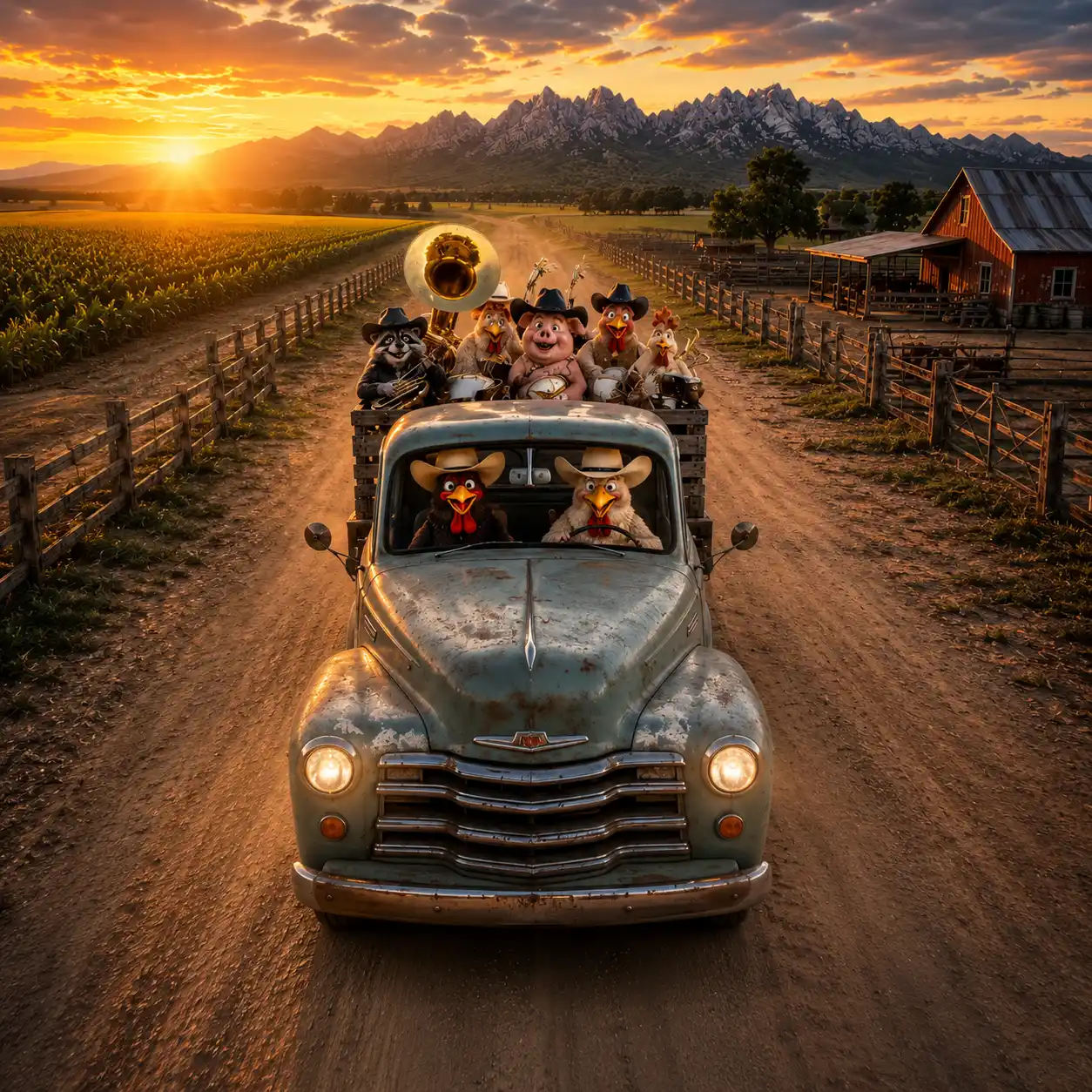 Portada de la canción Gallito de Rancho de La Treviñosa Banda Regia