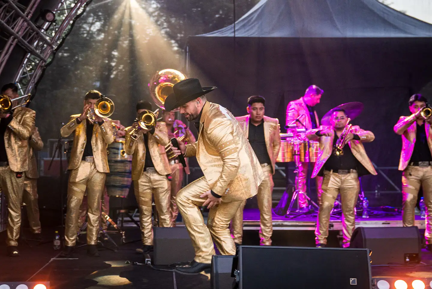Fotografía grupal de La Treviñosa Banda Regia